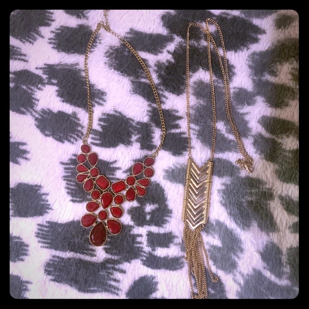 Necklace set of 2 - Gold